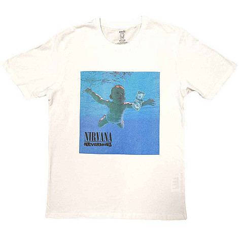 Nirvana t-shirt, Nevermind Album White, men´s