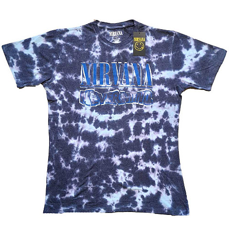 Nirvana t-shirt, Nevermind Wavy Logo Dip Dye Purple, men´s