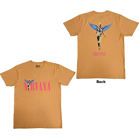 Nirvana t-shirt, In Utero Angel Eco BP Orange, men´s