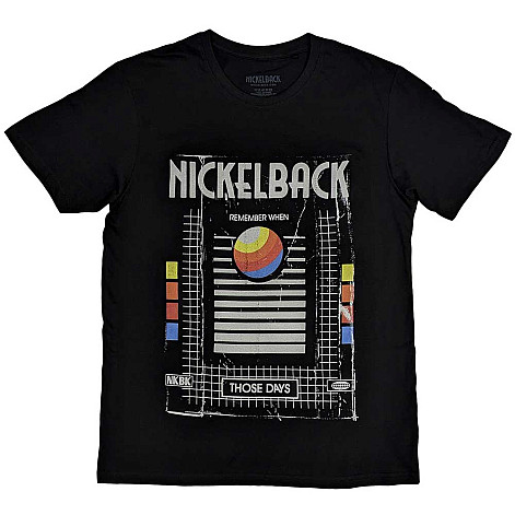 Nickelback t-shirt, Those Days VHS Black, men´s