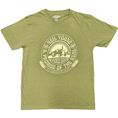 Neil Young t-shirt, Tractor Seal ECO Green, men´s