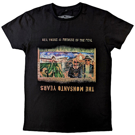 Neil Young t-shirt, Monsanto Years Organic Black, men´s