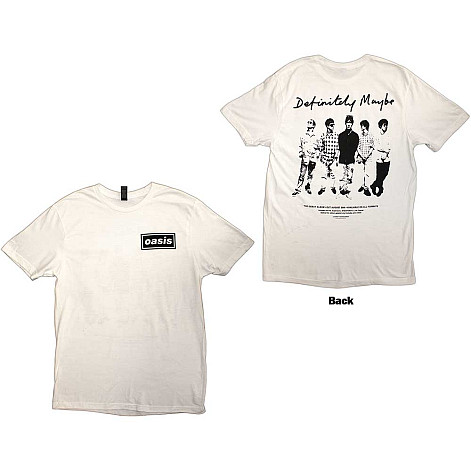 Oasis t-shirt, Definitely Maybe Promo BP White, men´s