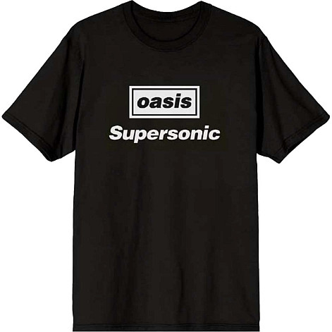 Oasis t-shirt, Supersonic Title Black, men´s