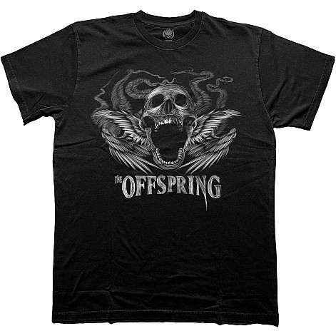 The Offspring t-shirt, Feathered Winged Skull Black, men´s