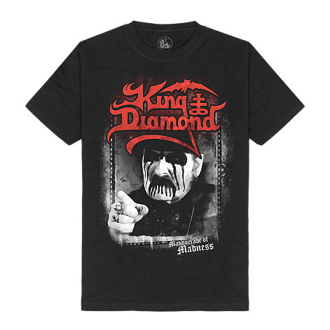 King Diamond t-shirt, Madness Portrait Black, men´s