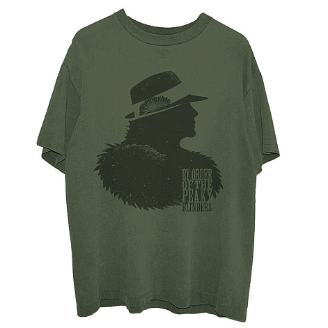 Peaky Blinders t-shirt, Polly Outline Green, men´s