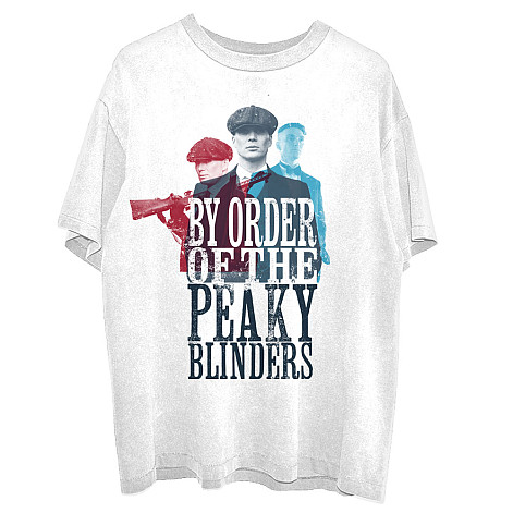 Peaky Blinders t-shirt, 3 Tommys White, men´s