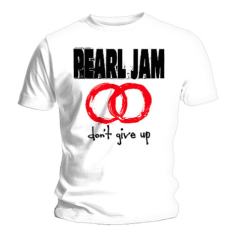 Pearl Jam t-shirt, Don't Give Up White, men´s