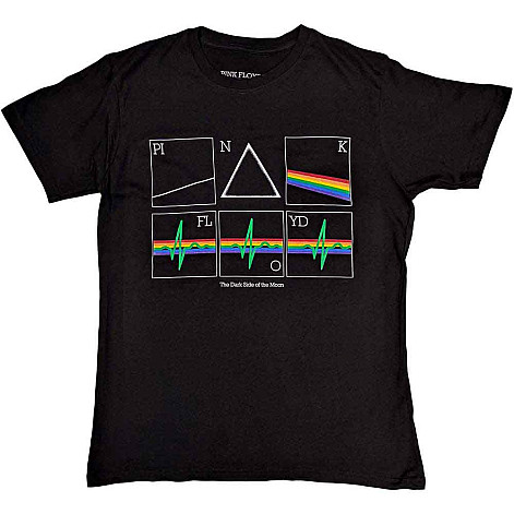 Pink Floyd t-shirt, Prism Heart Beat Black, men´s