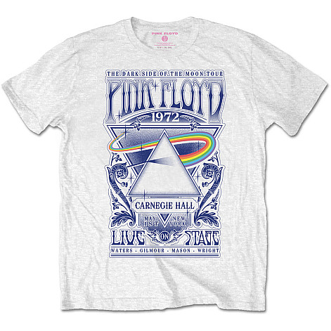 Pink Floyd t-shirt, Carnegie Hall Poster White, men´s