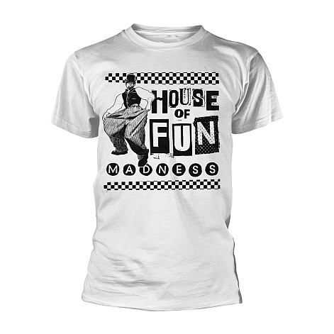 Madness t-shirt, Baggy House Of Fun White, men´s