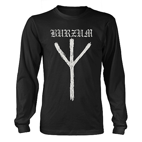 Burzum t-shirt long rukáv, Rune BP Black, men´s