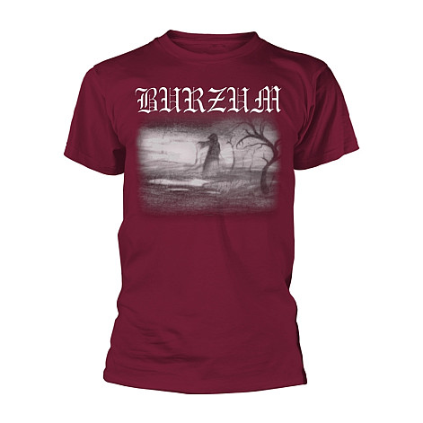 Burzum t-shirt, Aske 2013 BP Maroon, men´s