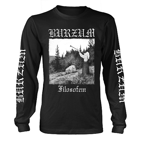 Burzum t-shirt long rukáv, Filosofem 2018 Black, men´s