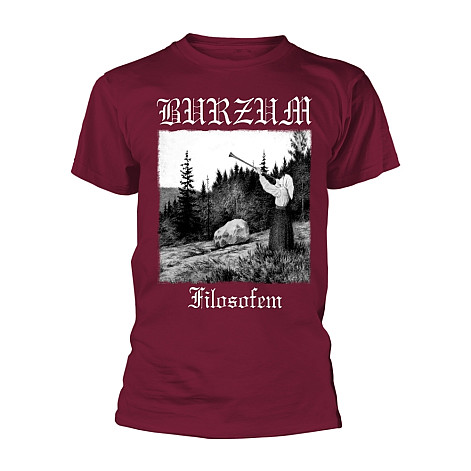 Burzum t-shirt, Filosofem 2018 Maroon, men´s