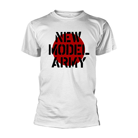 New Model Army t-shirt, Logo White, men´s