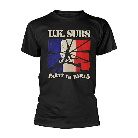 U.K. Subs t-shirt, Party In Paris Black, men´s