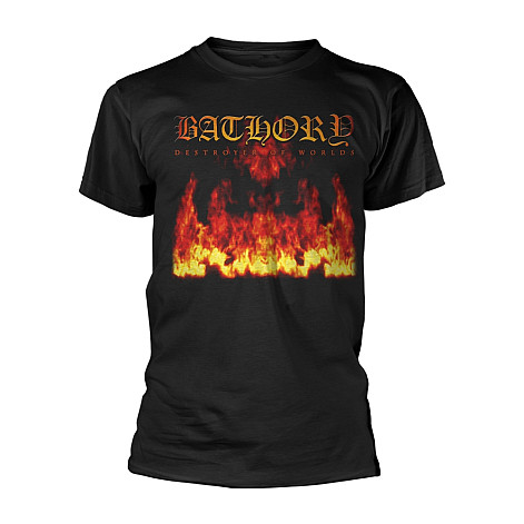 Bathory t-shirt, Destroyer Of Worlds Black, men´s