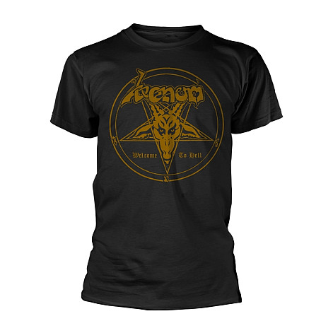 Venom t-shirt, Welcome To Hell (Gold) BP Black, men´s