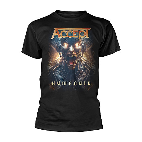 Accept t-shirt, Humanoid Black, men´s