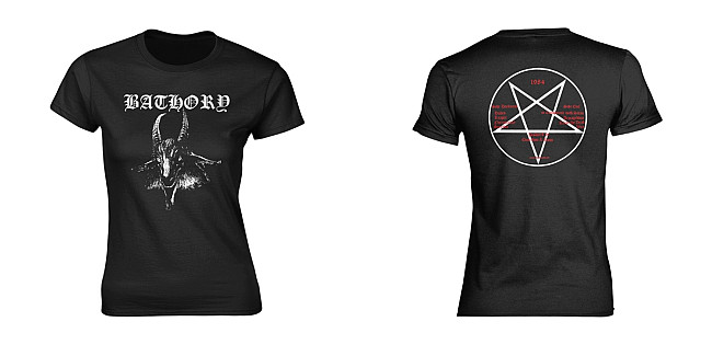 Bathory t-shirt, Goat Girlie BP Black, ladies