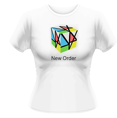 New Order t-shirt, Rubix White, ladies