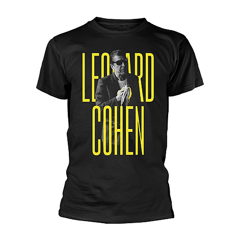 Leonard Cohen t-shirt, Banana Black, men´s