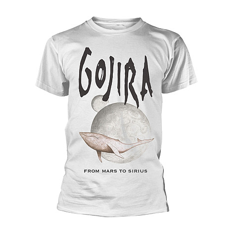 Gojira t-shirt, Whale From Mars Organic White, men´s