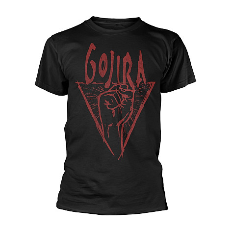 Gojira t-shirt, Red Power Glove Black, men´s