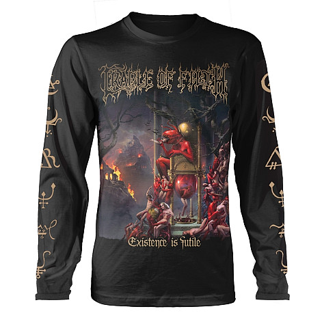 Cradle Of Filth t-shirt long rukáv, Existence BP Black, men´s