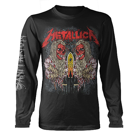 Metallica t-shirt long rukáv, Sanitarium Black, men´s