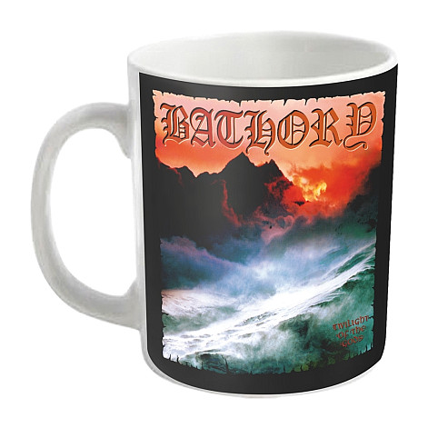 Bathory ceramics mug 250ml, Twilight Of The Gods White