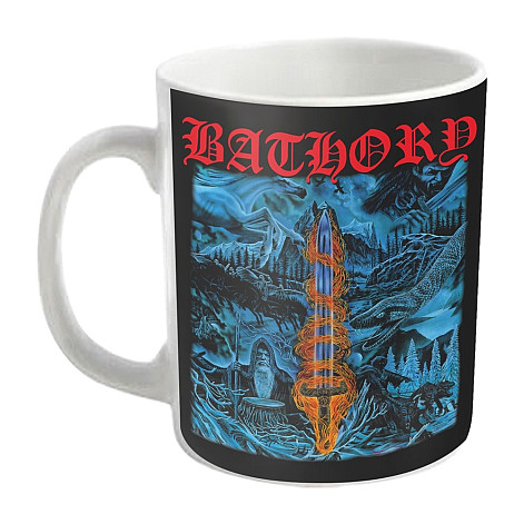 Bathory ceramics mug 250ml, Blood On Ice White