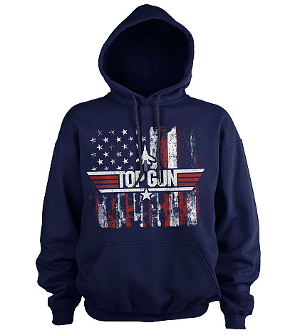 Top Gun mikina, America Hoodie Blue, men´s