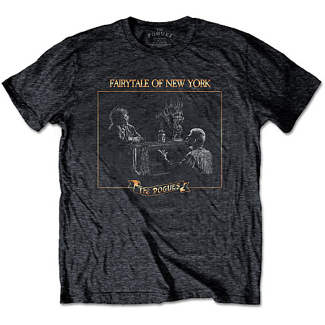 The Pogues t-shirt, Fairytale Piano Heather Grey, men´s