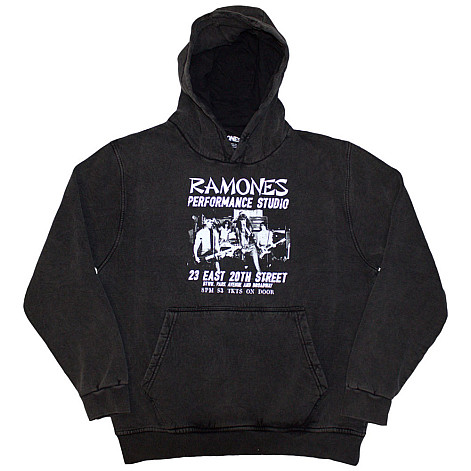 Ramones mikina, East Village Wash Charcoal Grey, men´s