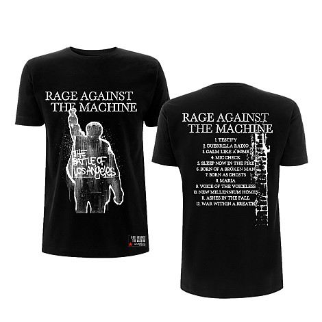 Rage Against The Machine t-shirt, Bola Album Cover Tracpcs Black, men´s