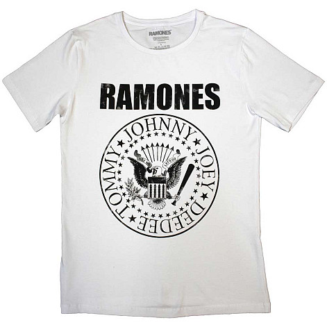 Ramones t-shirt, Presidential Seal White, ladies