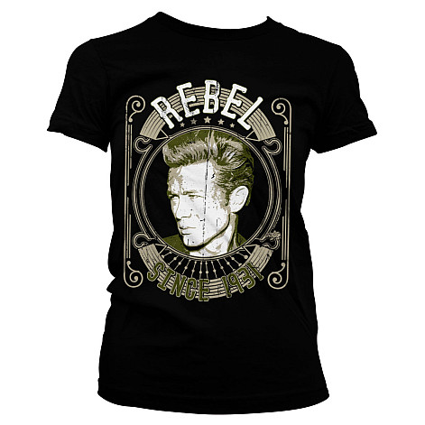 James Dean t-shirt, Rebel Since 1931 Girly, ladies