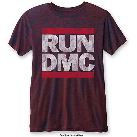 Run DMC t-shirt, DMC Logo Burn Out, men´s
