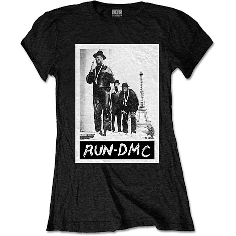 Run DMC t-shirt, Paris Photo Black, ladies