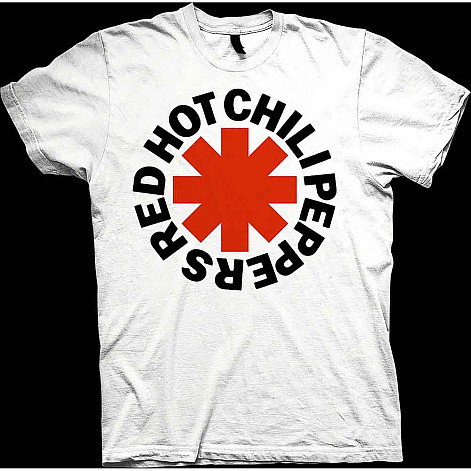 Red Hot Chili Peppers t-shirt, Red Asterisk White, men´s