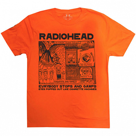 Radiohead t-shirt, Gawps Organic Orange, men´s