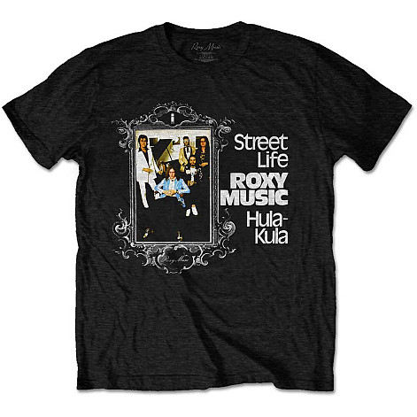 Roxy Music t-shirt, Street Life Hula-Kula Black, men´s