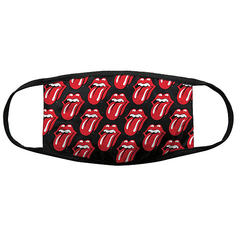 Rolling Stones bavlněná face mask na ústa, Tongue Repeat