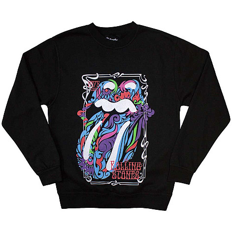 Rolling Stones mikina, Sweatshirt Colour Swirls Black, men´s