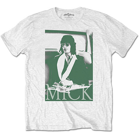 Rolling Stones t-shirt, Mick Photo Version 1 White, men´s