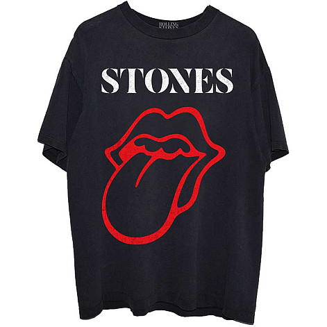 Rolling Stones t-shirt, Sixty Classic Vintage Tongue Black, men´s