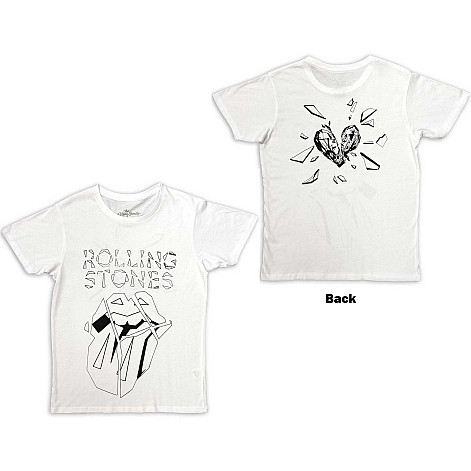 Rolling Stones t-shirt, Hackney Diamonds Diamond Tongue BP White, men´s